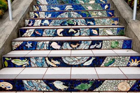 16th Avenue Tiled Steps